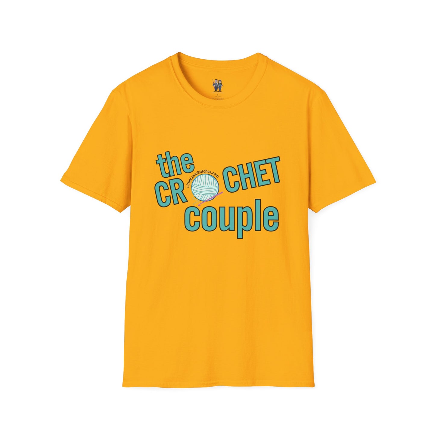 Crochet Couple Unisex Softstyle T-Shirt