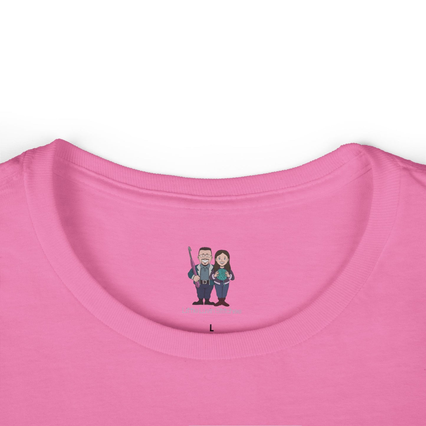 Cute Crochet Lover T-shirt, Women's Softstyle Tee