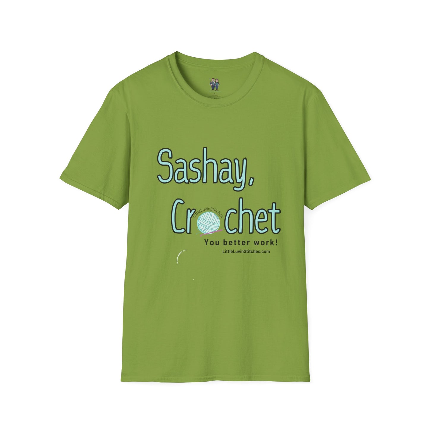 Sashay Crochet, Unisex Softstyle T-Shirt, Comfortable and Extra Soft