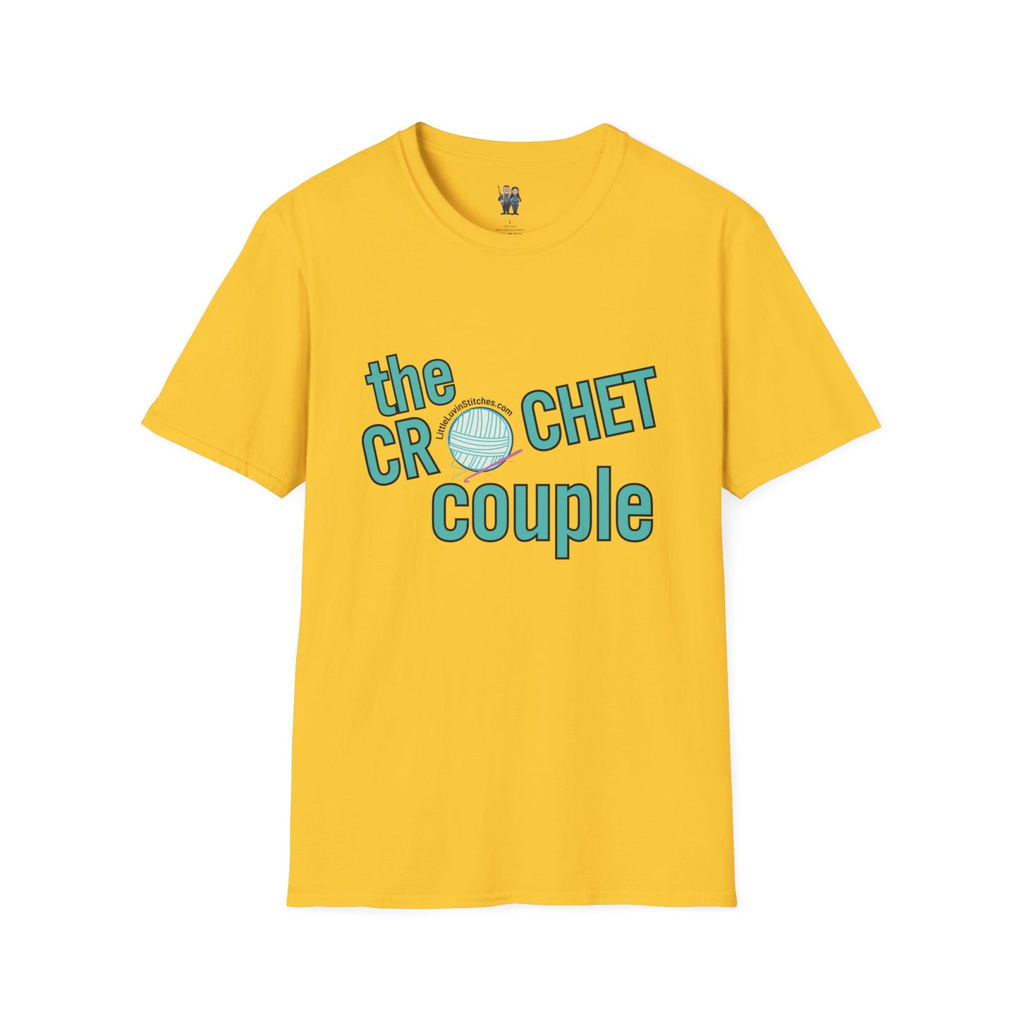 Crochet Couple Unisex Softstyle T-Shirt