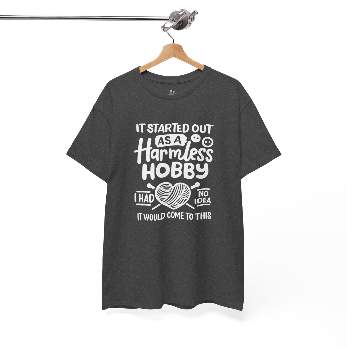Crochet Hobby T-Shirt Unisex Heavy Cotton Tee