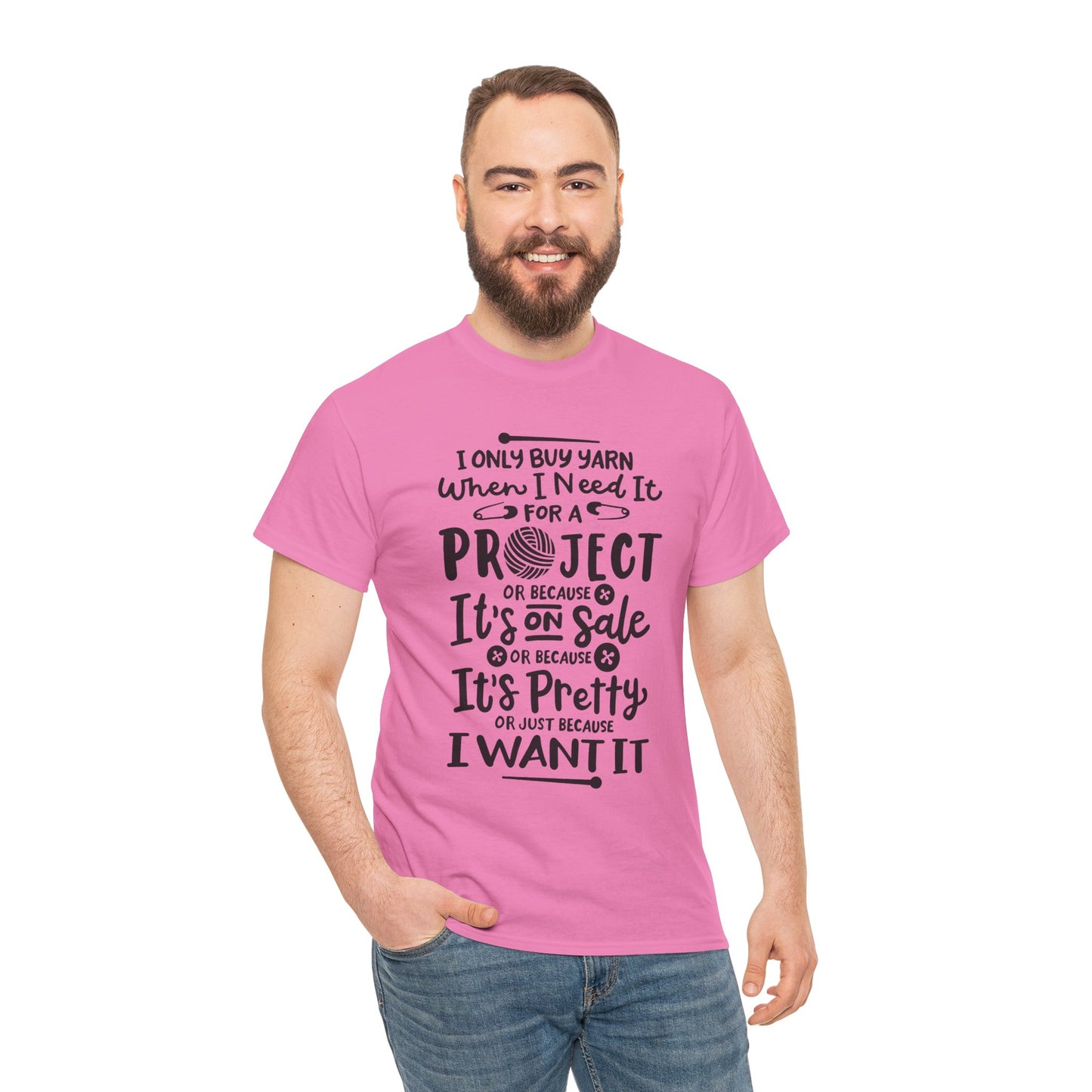 Funny Crochet Theme Unisex Heavy Cotton Tee