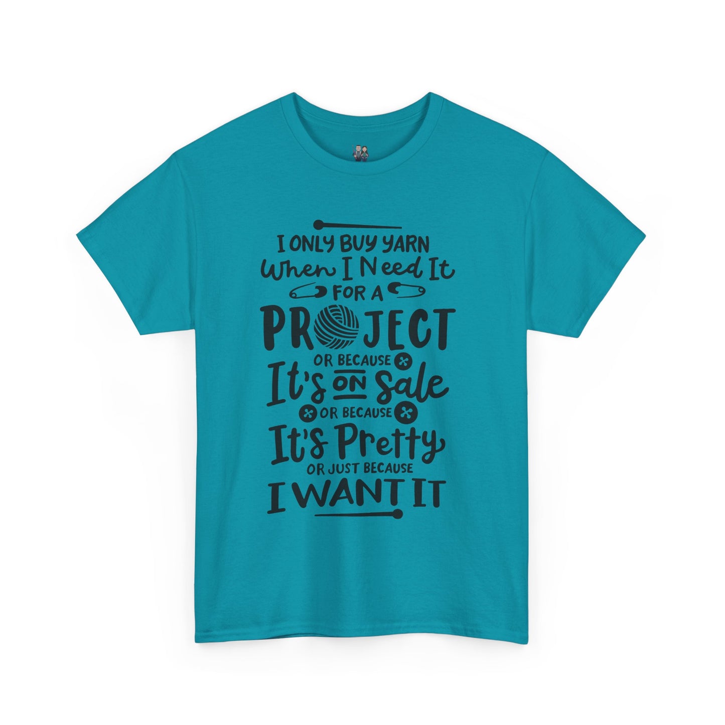 Funny Crochet Theme Unisex Heavy Cotton Tee