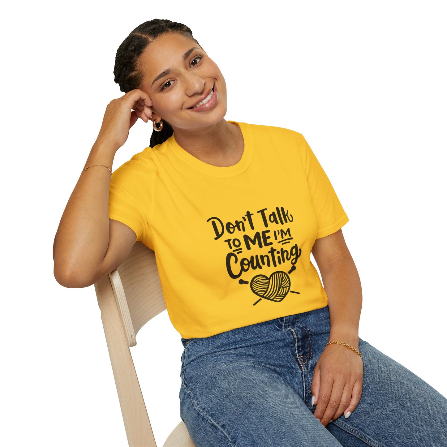 Don't t Talk to Me I'm Counting, Unisex Softstyle Tee, Comfortable, Extra Soft
