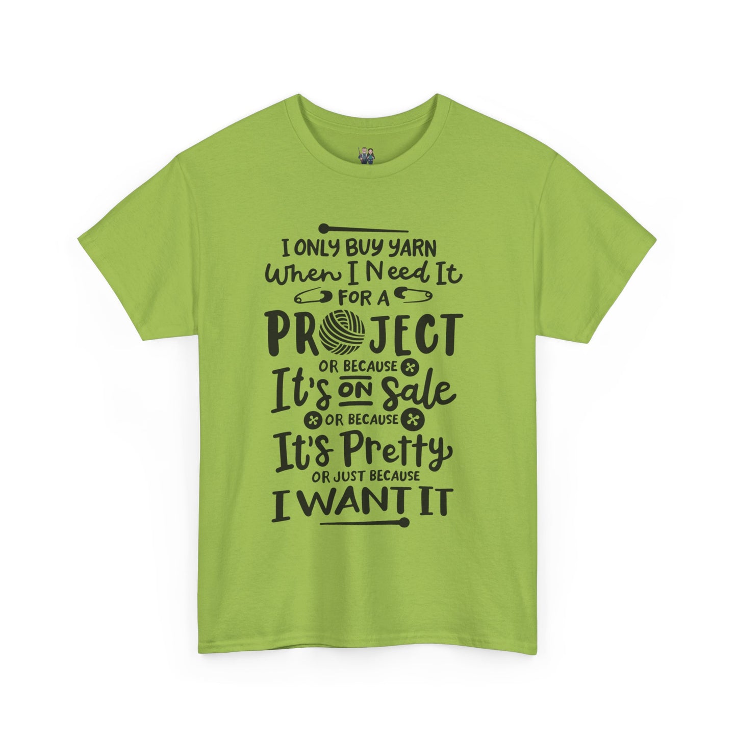 Funny Crochet Theme Unisex Heavy Cotton Tee