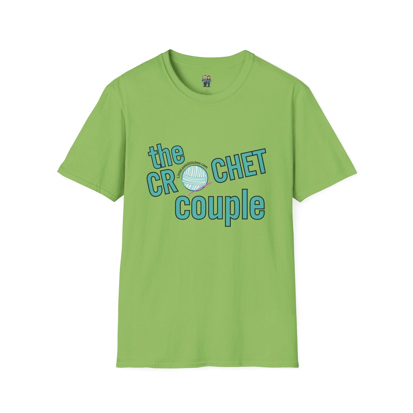 Crochet Couple Unisex Softstyle T-Shirt