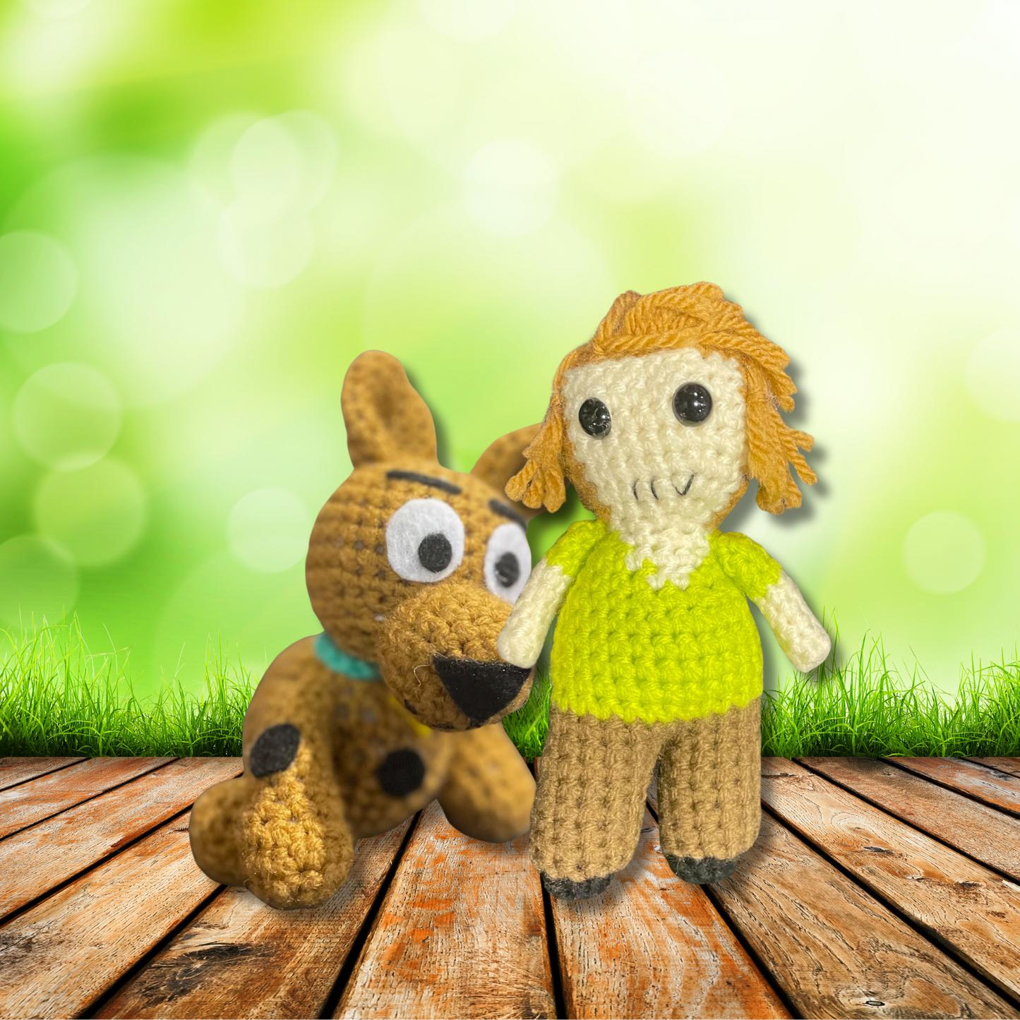 Scooby Doo Collection 2 Character Set Handmade Plushie Set