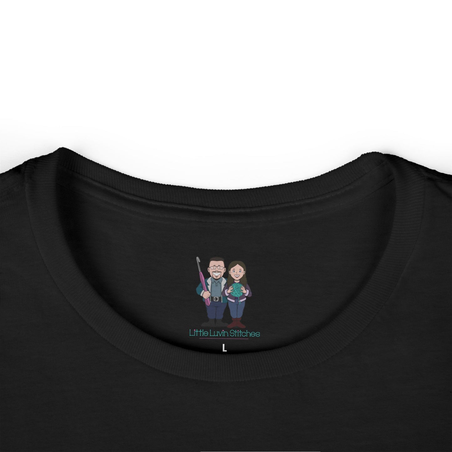 Crochet Nerd, Funny Saying Women's Softstyle Tee