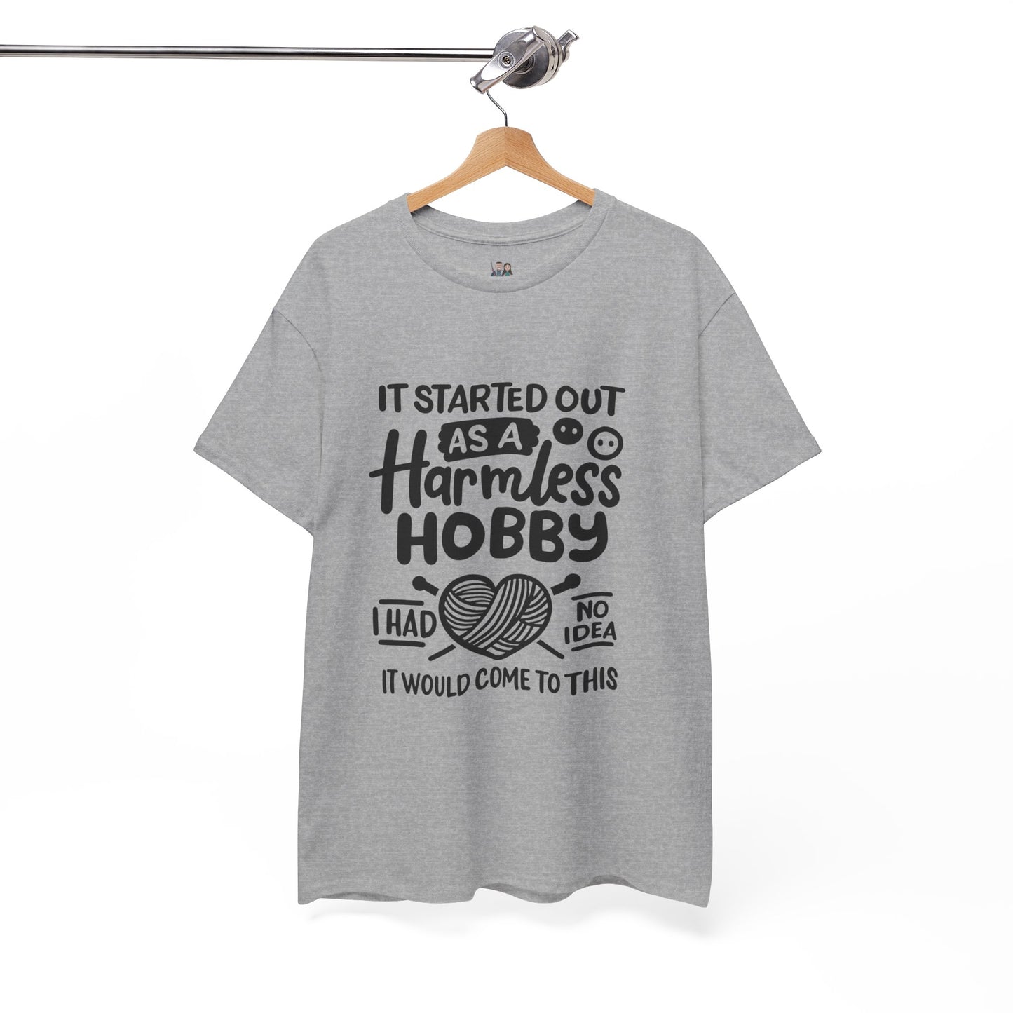 Crochet Hobby T-Shirt Unisex Heavy Cotton Tee