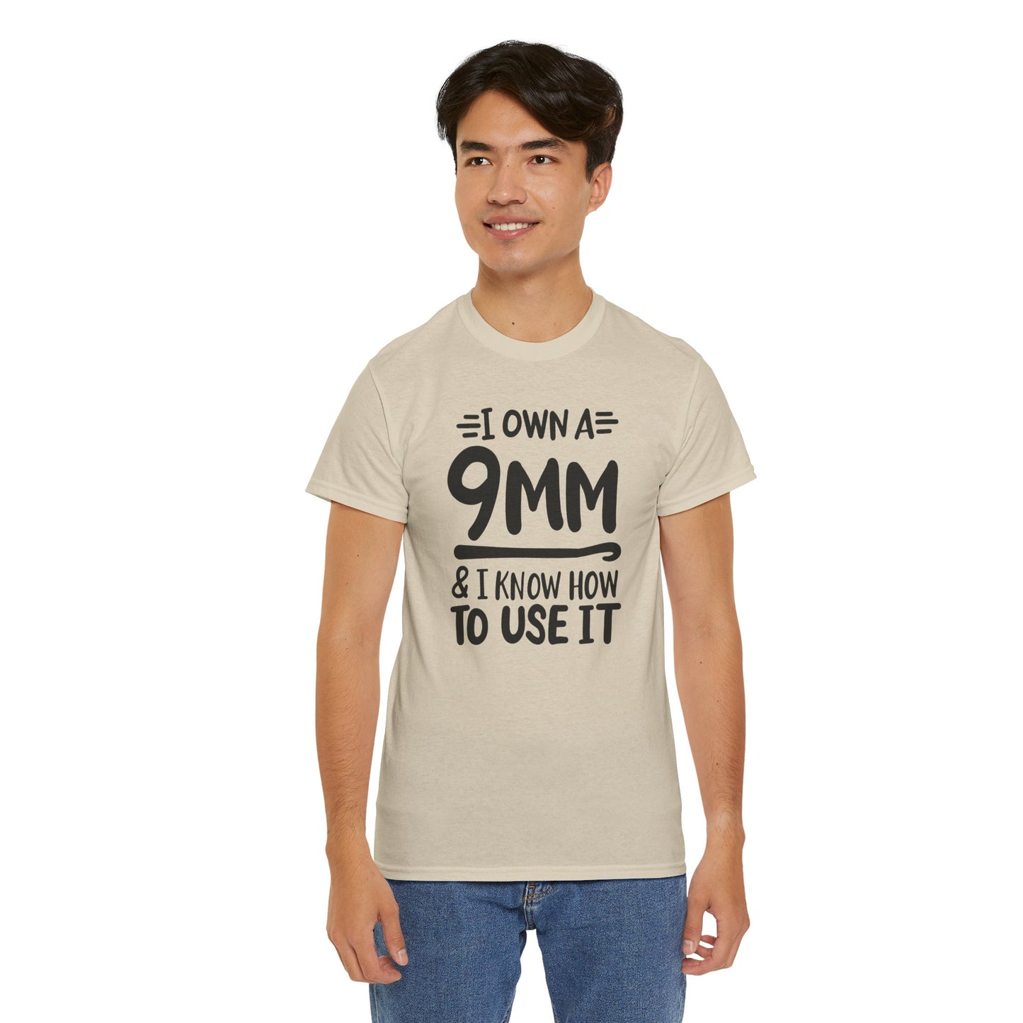 Funny Crochet Theme Unisex Heavy Cotton Tee