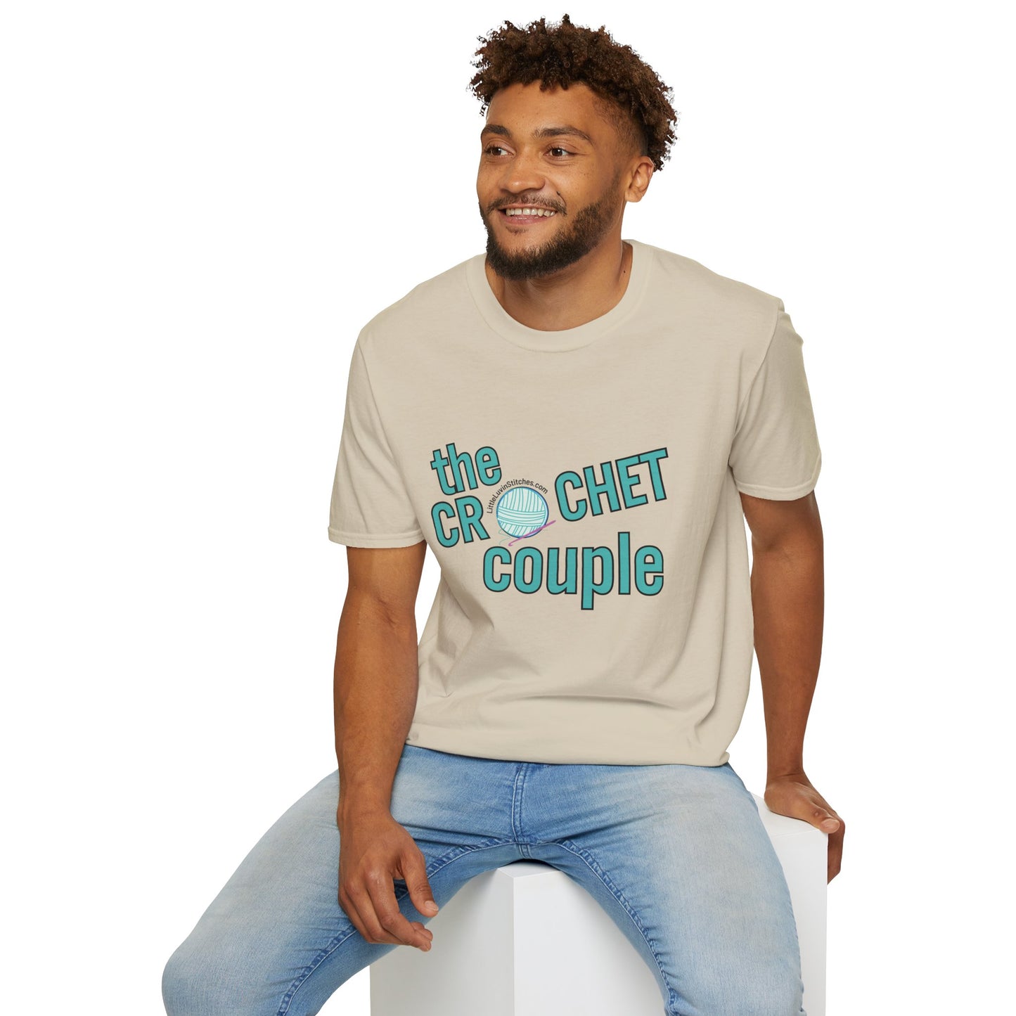Crochet Couple Unisex Softstyle T-Shirt