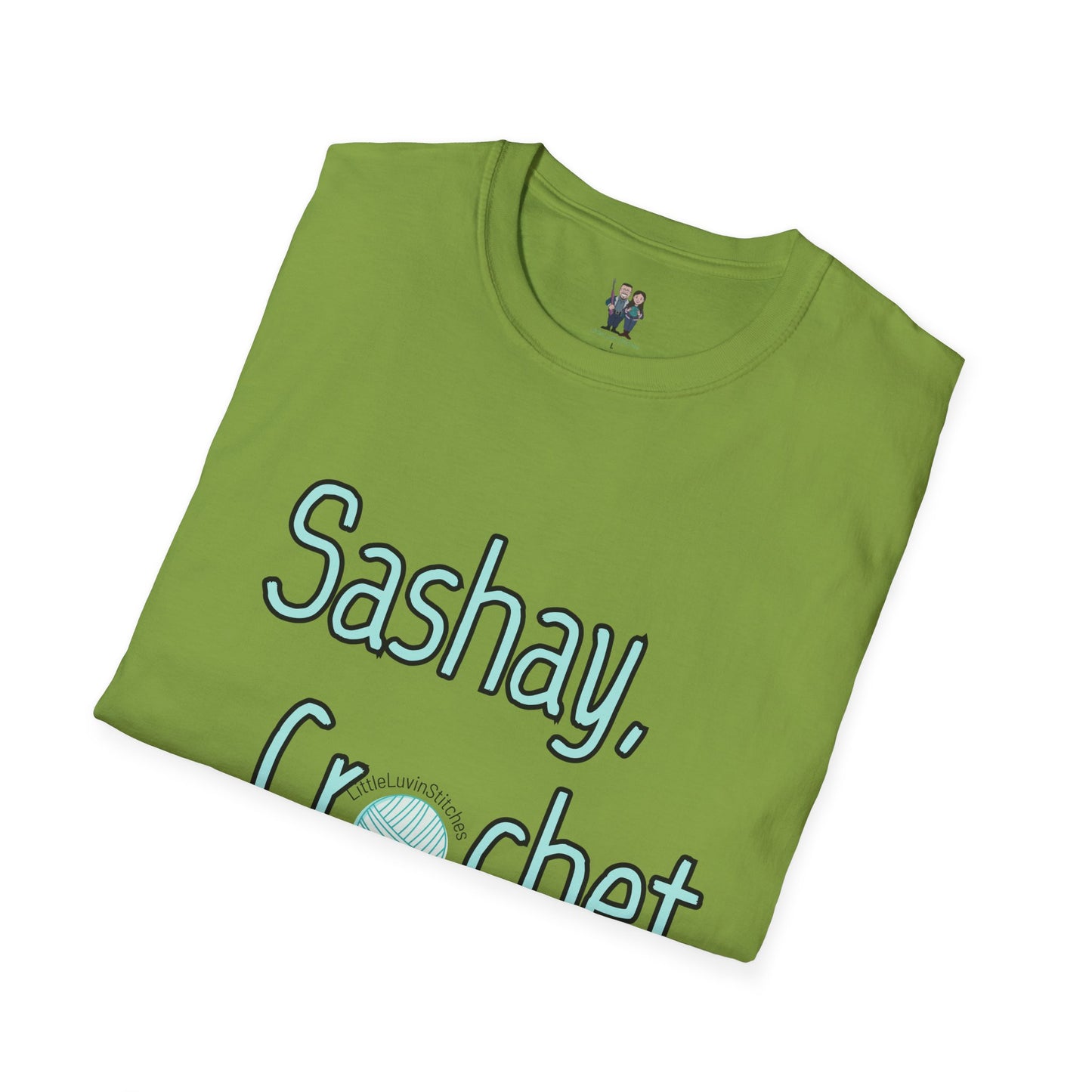 Sashay Crochet, Unisex Softstyle T-Shirt, Comfortable and Extra Soft