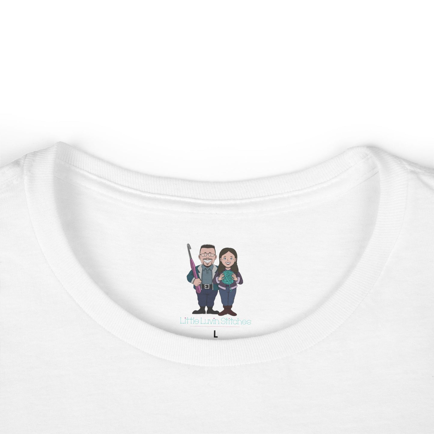 Crochet Humor, Women's Softstyle Tee
