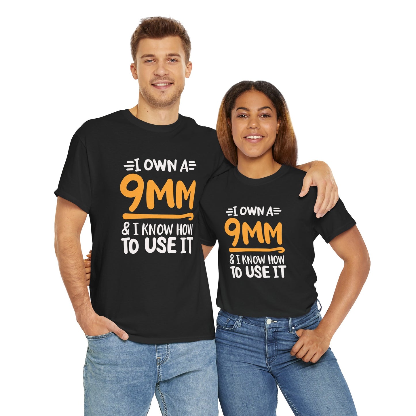 Funny Crochet Theme Unisex Heavy Cotton Tee