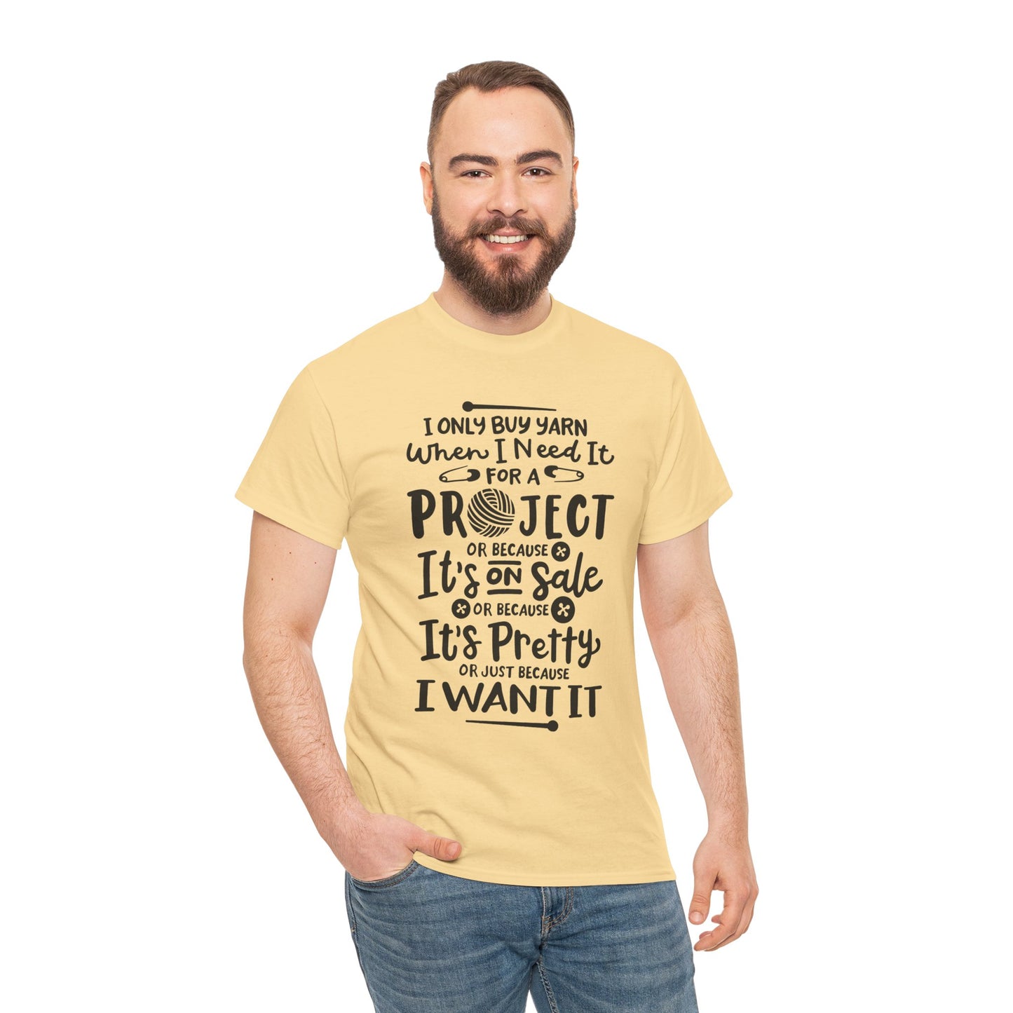 Funny Crochet Theme Unisex Heavy Cotton Tee