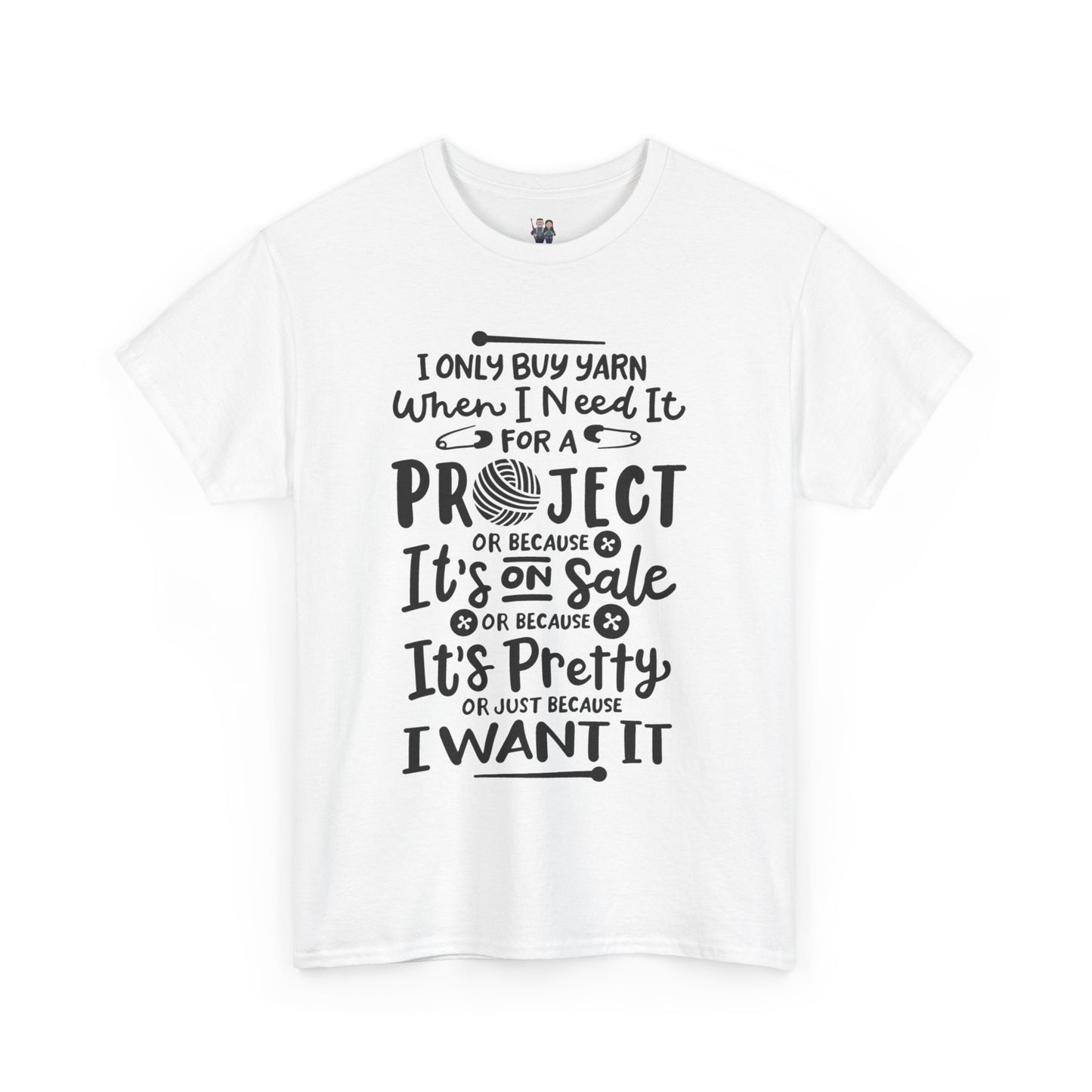 Funny Crochet Theme Unisex Heavy Cotton Tee
