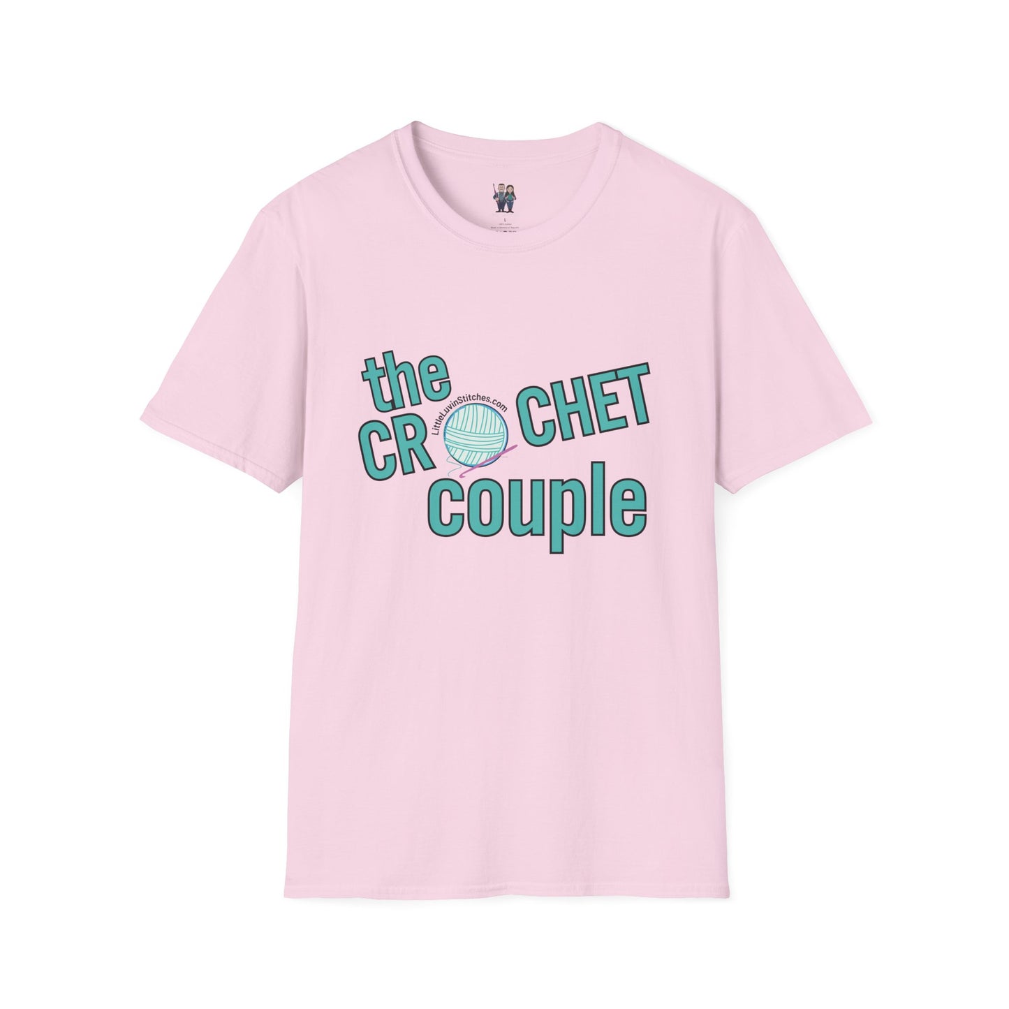 Crochet Couple Unisex Softstyle T-Shirt