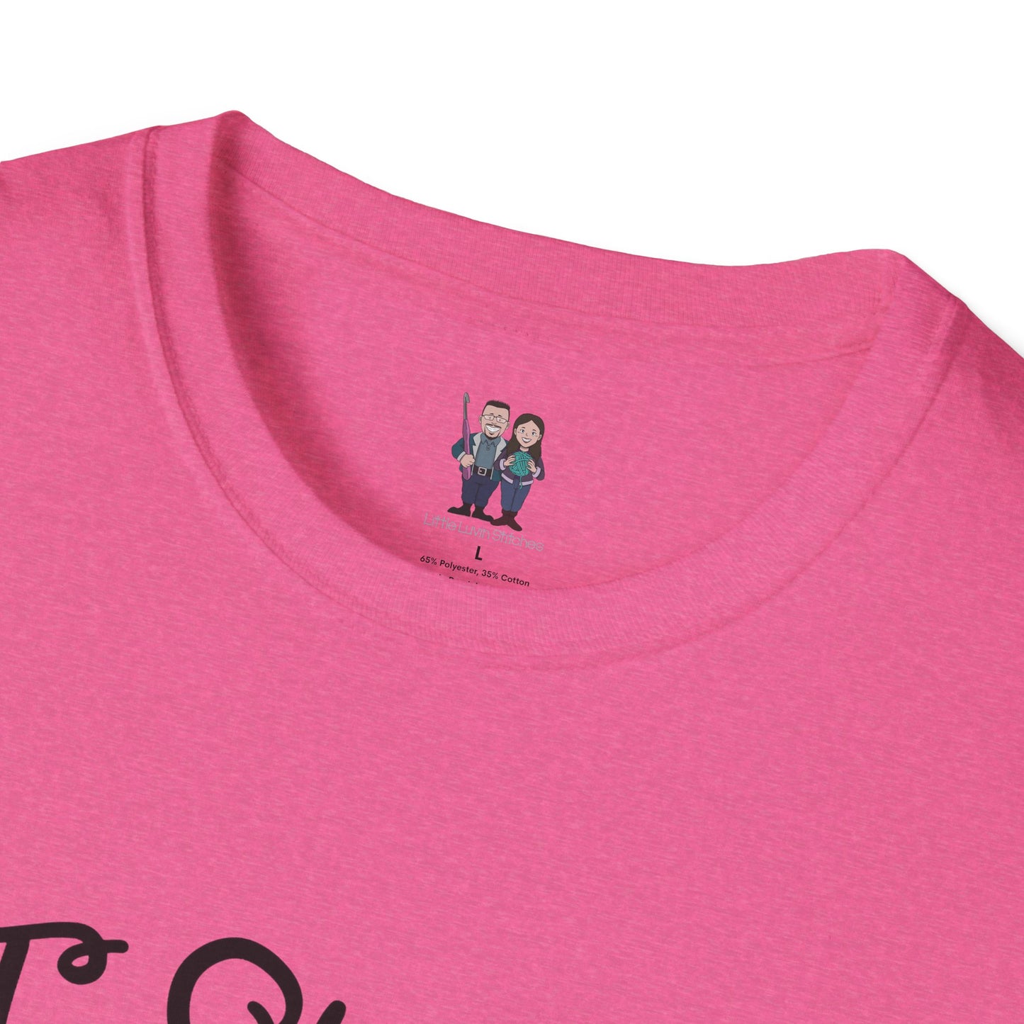 Thoughtful Crochet Saying Unisex Softstyle Tee, Gift For Crochet Lover
