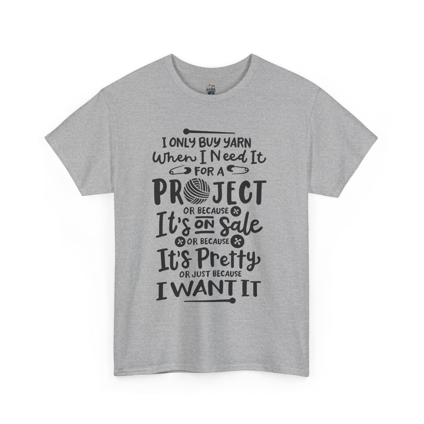 Funny Crochet Theme Unisex Heavy Cotton Tee