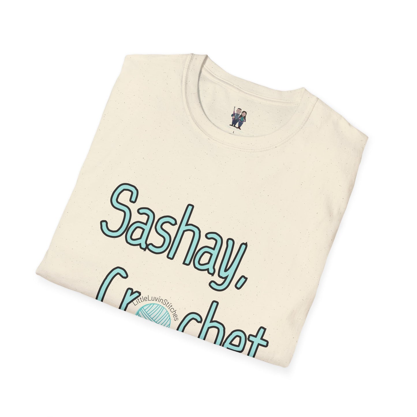Sashay Crochet, Unisex Softstyle T-Shirt, Comfortable and Extra Soft