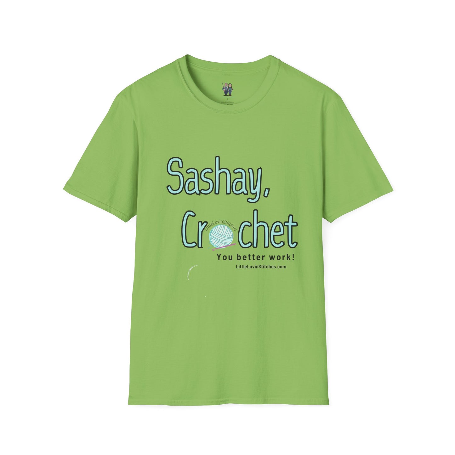 Sashay Crochet, Unisex Softstyle T-Shirt, Comfortable and Extra Soft