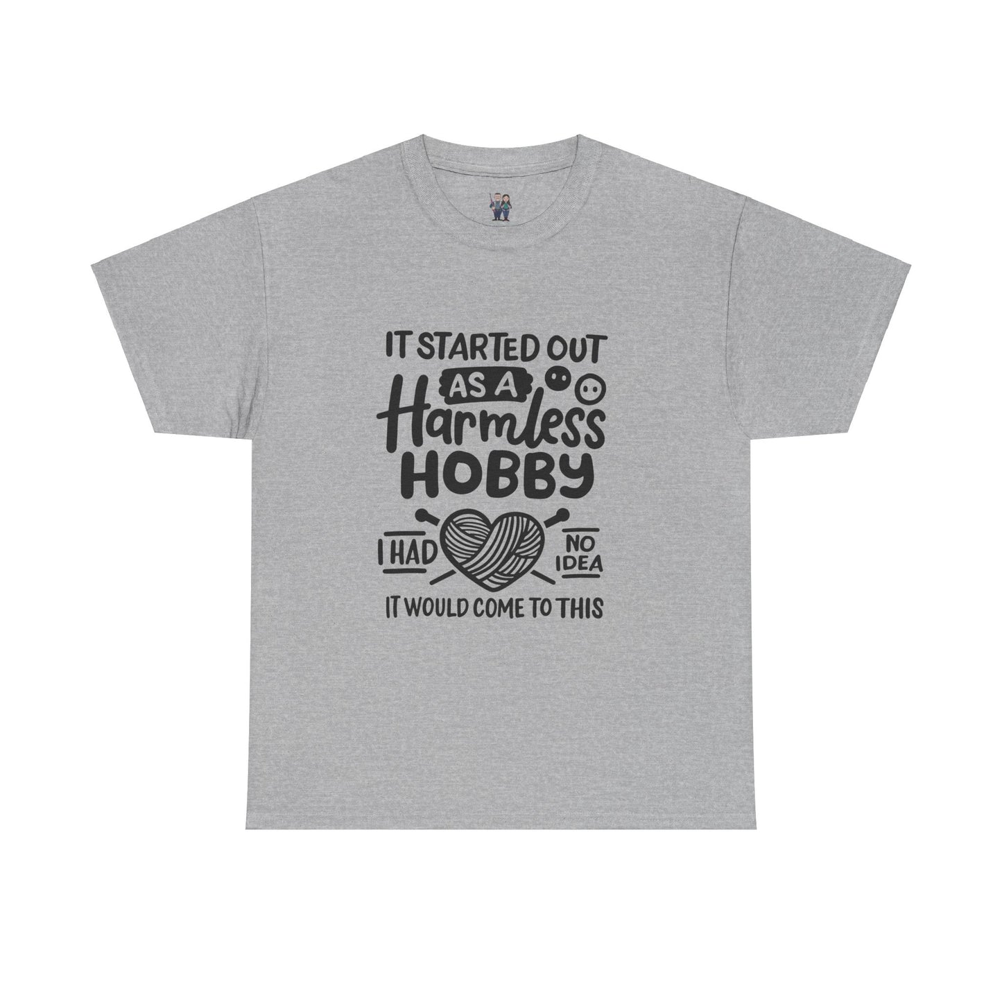 Crochet Hobby T-Shirt Unisex Heavy Cotton Tee