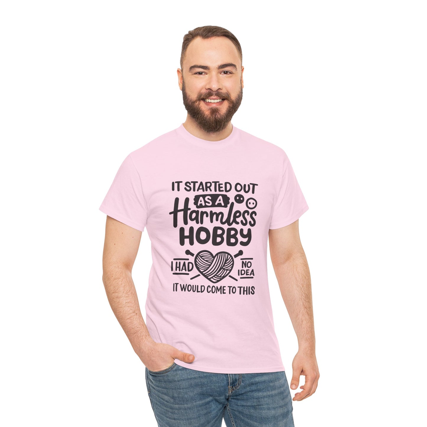 Crochet Hobby T-Shirt Unisex Heavy Cotton Tee