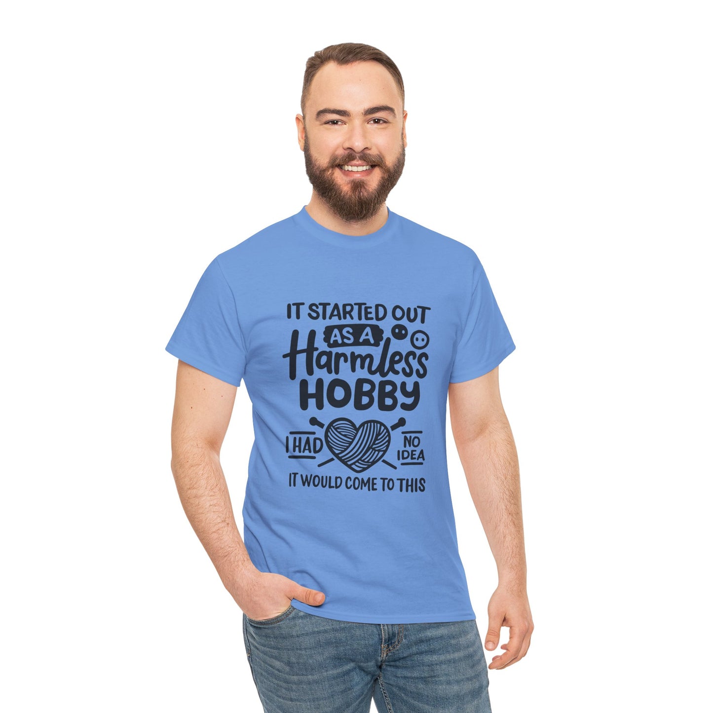 Crochet Hobby T-Shirt Unisex Heavy Cotton Tee