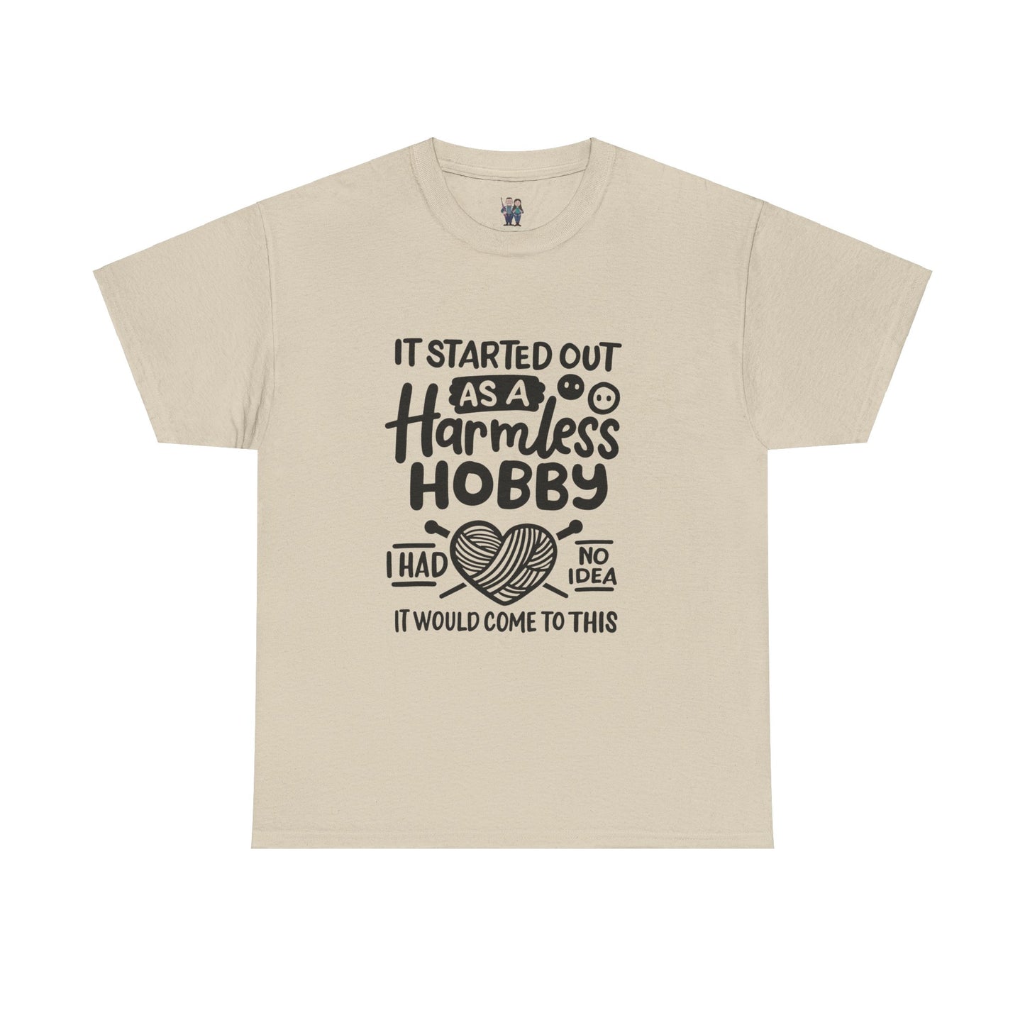 Crochet Hobby T-Shirt Unisex Heavy Cotton Tee