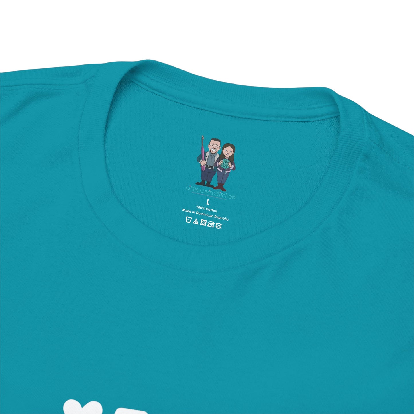 Crochet Humor Unisex Heavy Cotton Tee