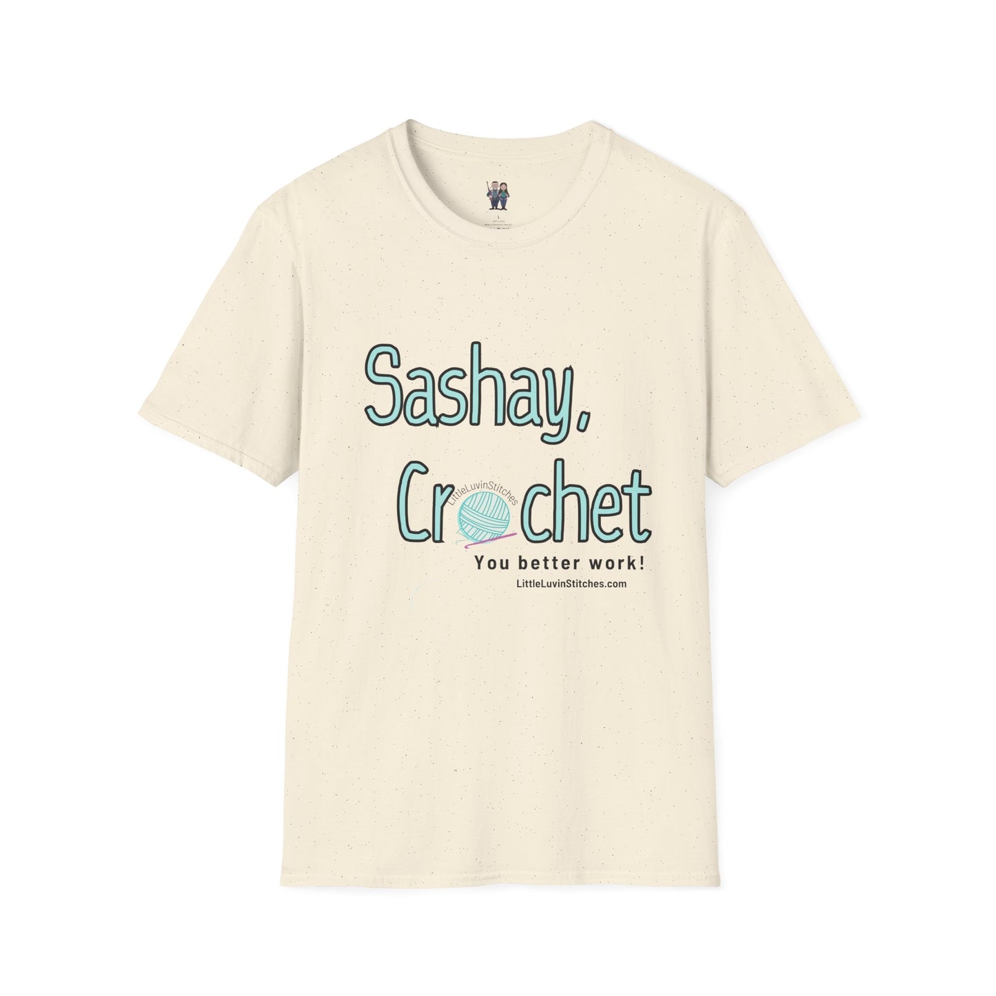 Sashay Crochet, Unisex Softstyle T-Shirt, Comfortable and Extra Soft