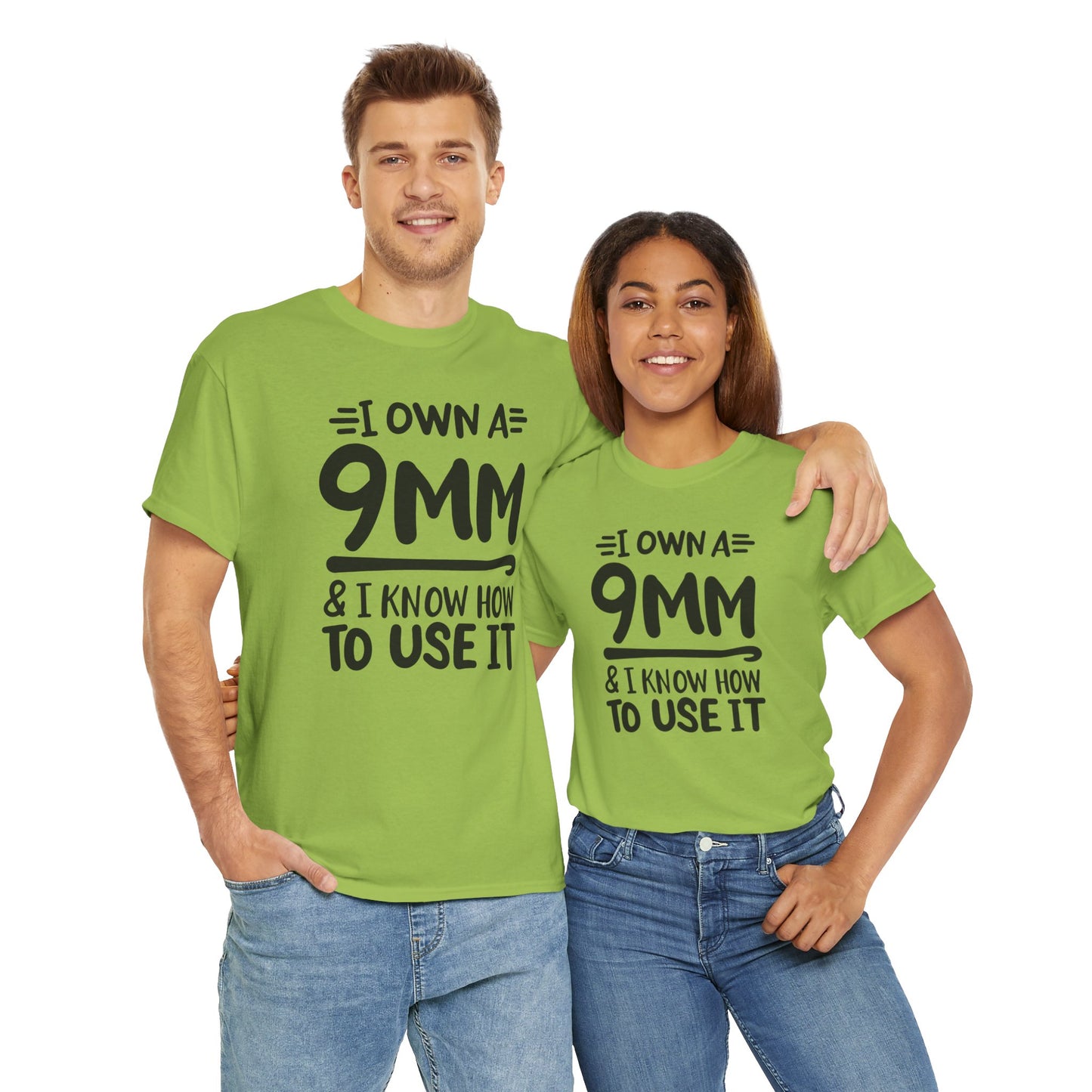 Funny Crochet Theme Unisex Heavy Cotton Tee
