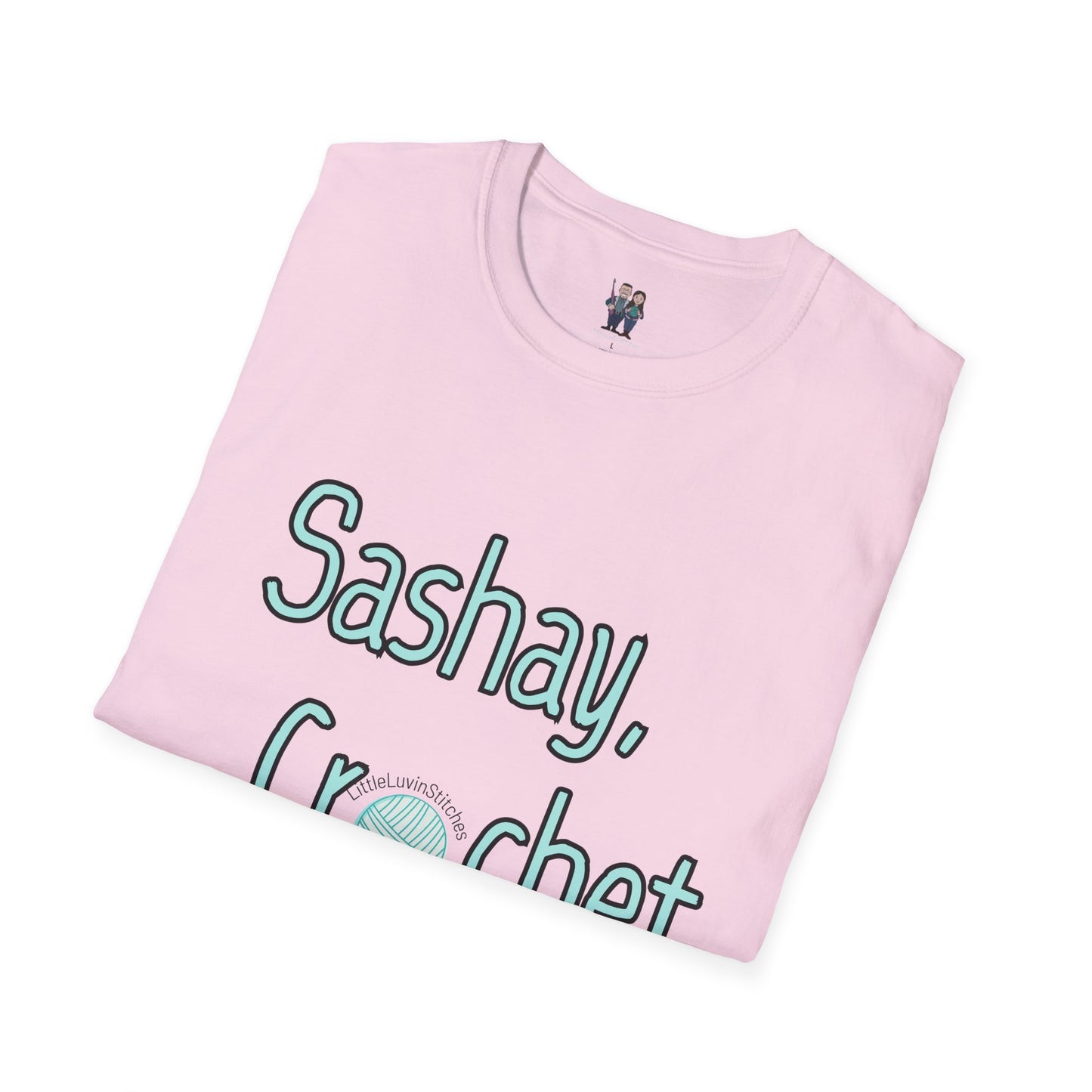 Sashay Crochet, Unisex Softstyle T-Shirt, Comfortable and Extra Soft