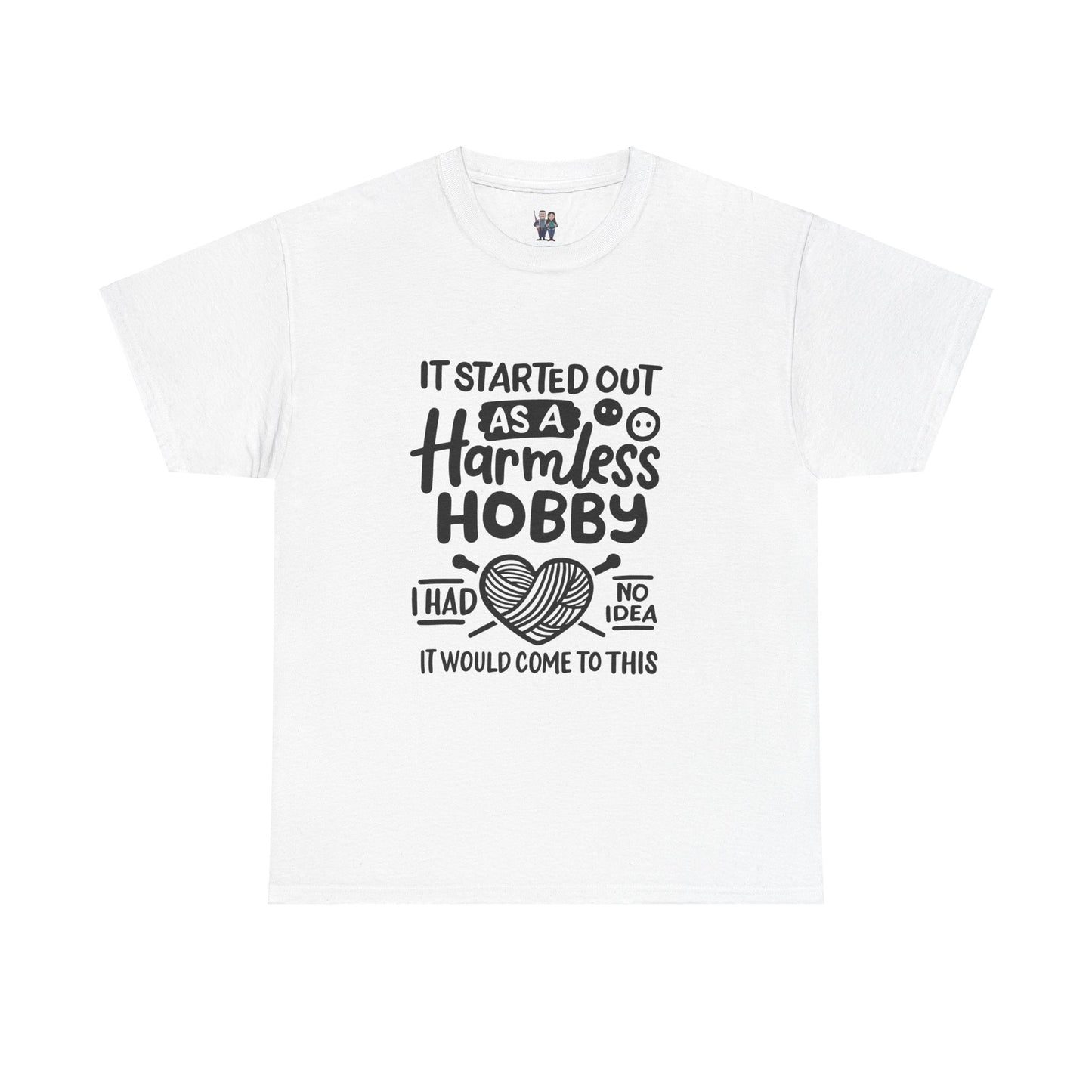 Crochet Hobby T-Shirt Unisex Heavy Cotton Tee