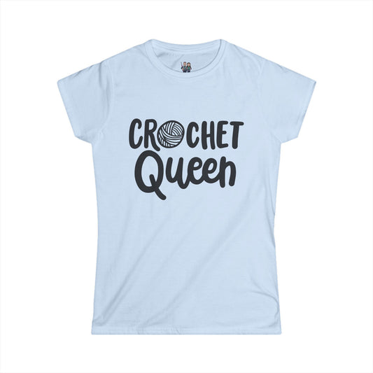 Crochet Queen Women's Softstyle Tee, Fitted T-shirt
