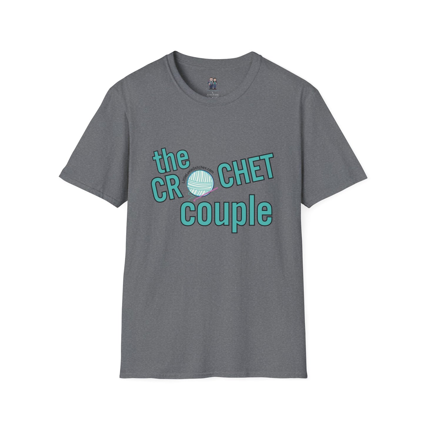 Crochet Couple Unisex Softstyle T-Shirt