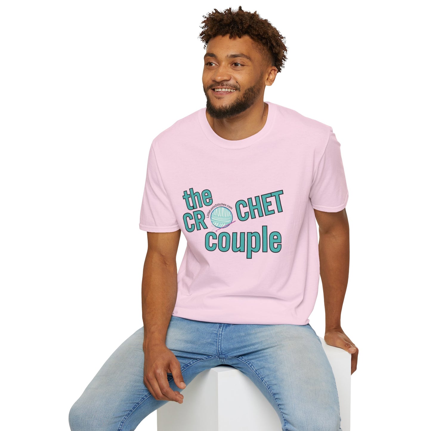 Crochet Couple Unisex Softstyle T-Shirt