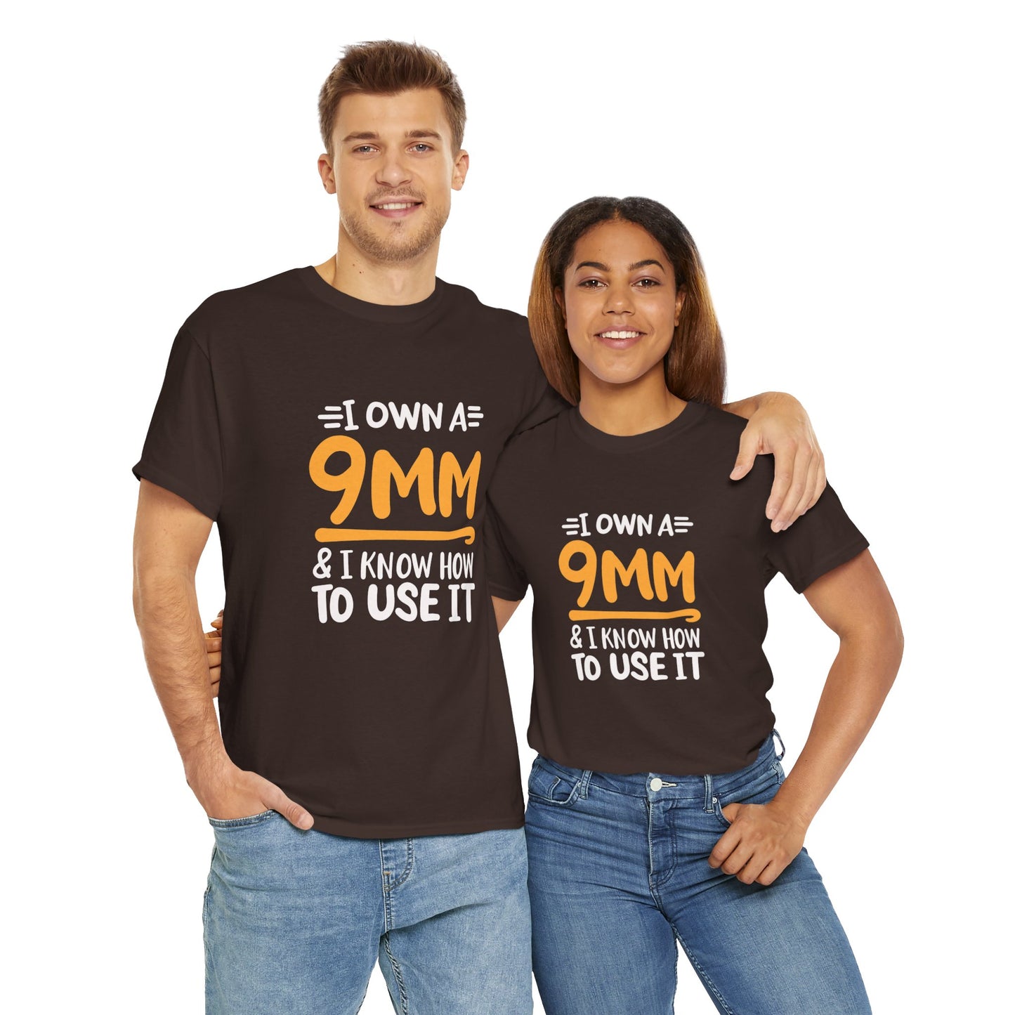Funny Crochet Theme Unisex Heavy Cotton Tee