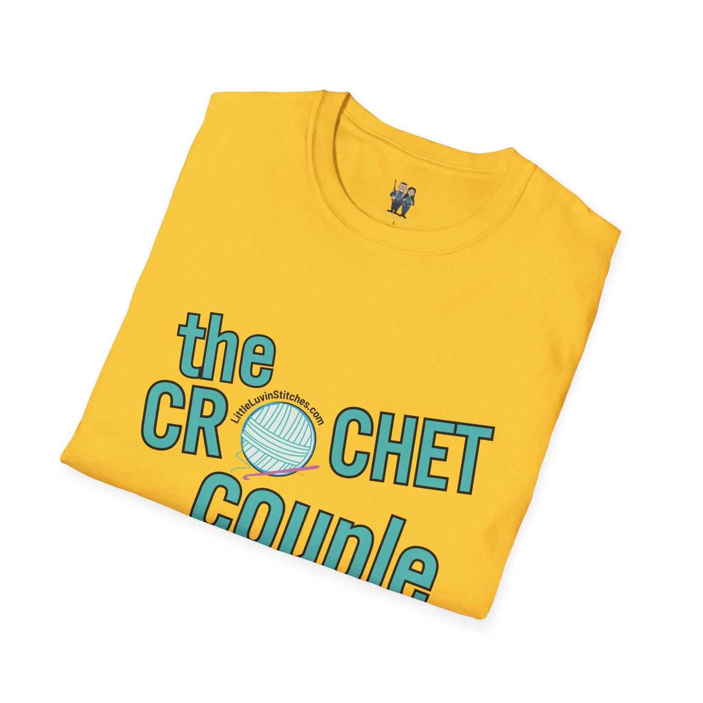 Crochet Couple Unisex Softstyle T-Shirt