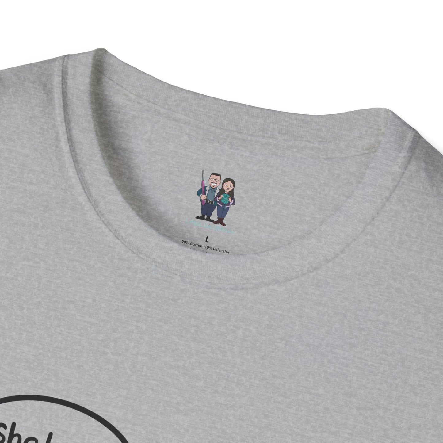 Yarn And Coffee Battle Unisex Heavy Cotton Tee, Crochet Gift