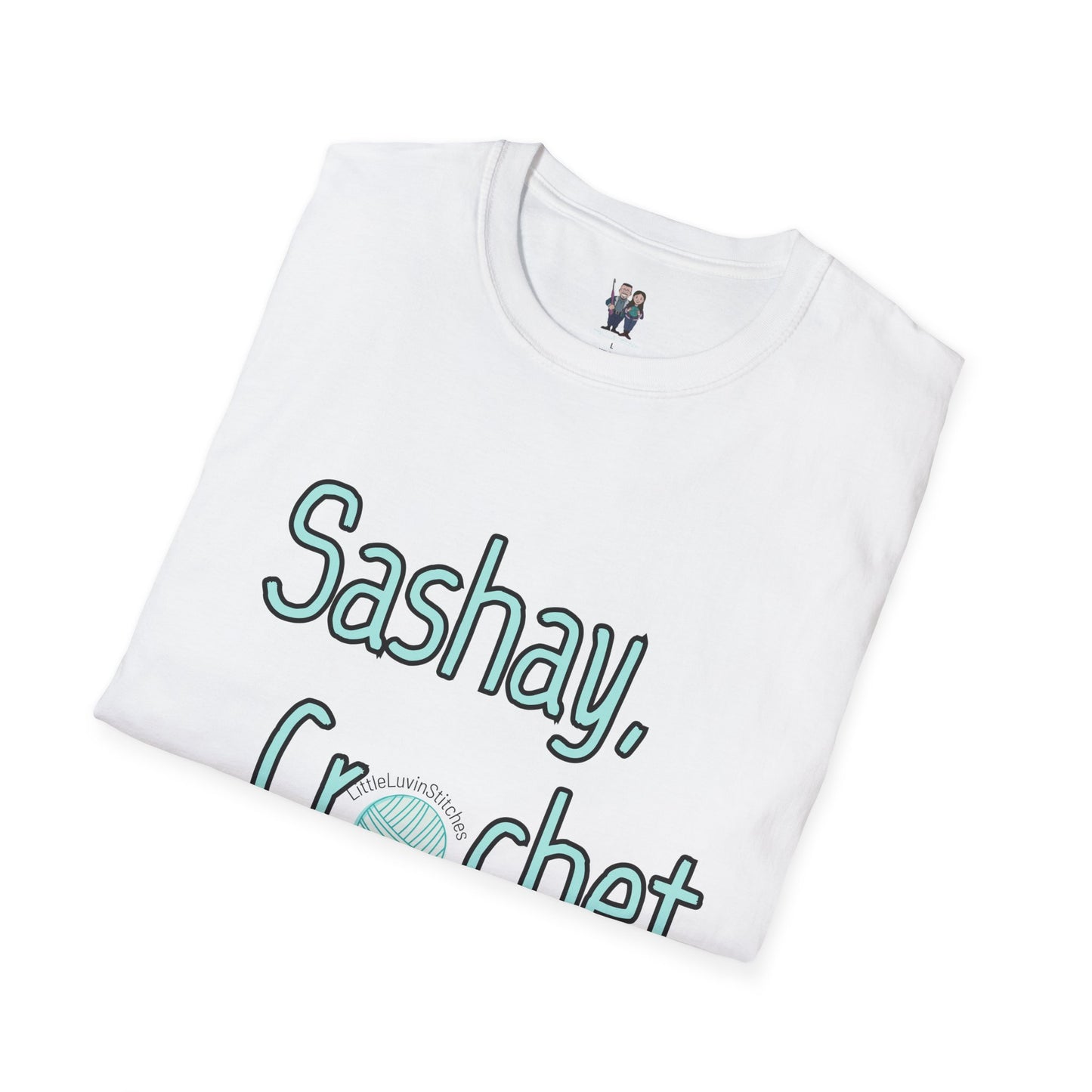 Sashay Crochet, Unisex Softstyle T-Shirt, Comfortable and Extra Soft