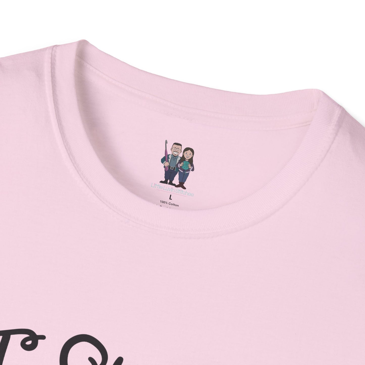 Thoughtful Crochet Saying Unisex Softstyle Tee, Gift For Crochet Lover