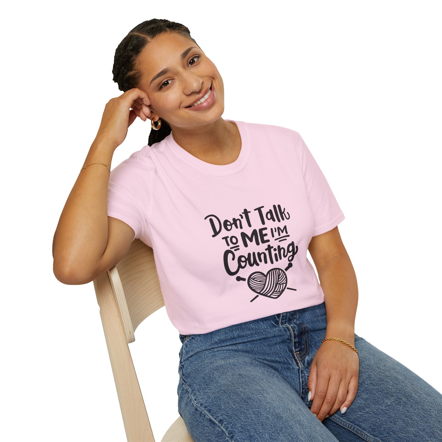 Don't t Talk to Me I'm Counting, Unisex Softstyle Tee, Comfortable, Extra Soft