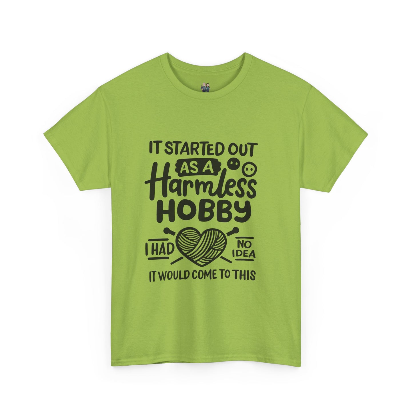 Crochet Hobby T-Shirt Unisex Heavy Cotton Tee