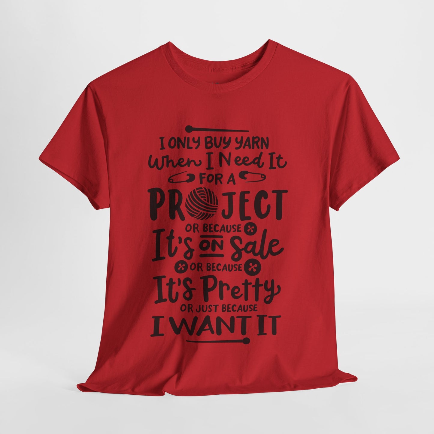 Funny Crochet Theme Unisex Heavy Cotton Tee