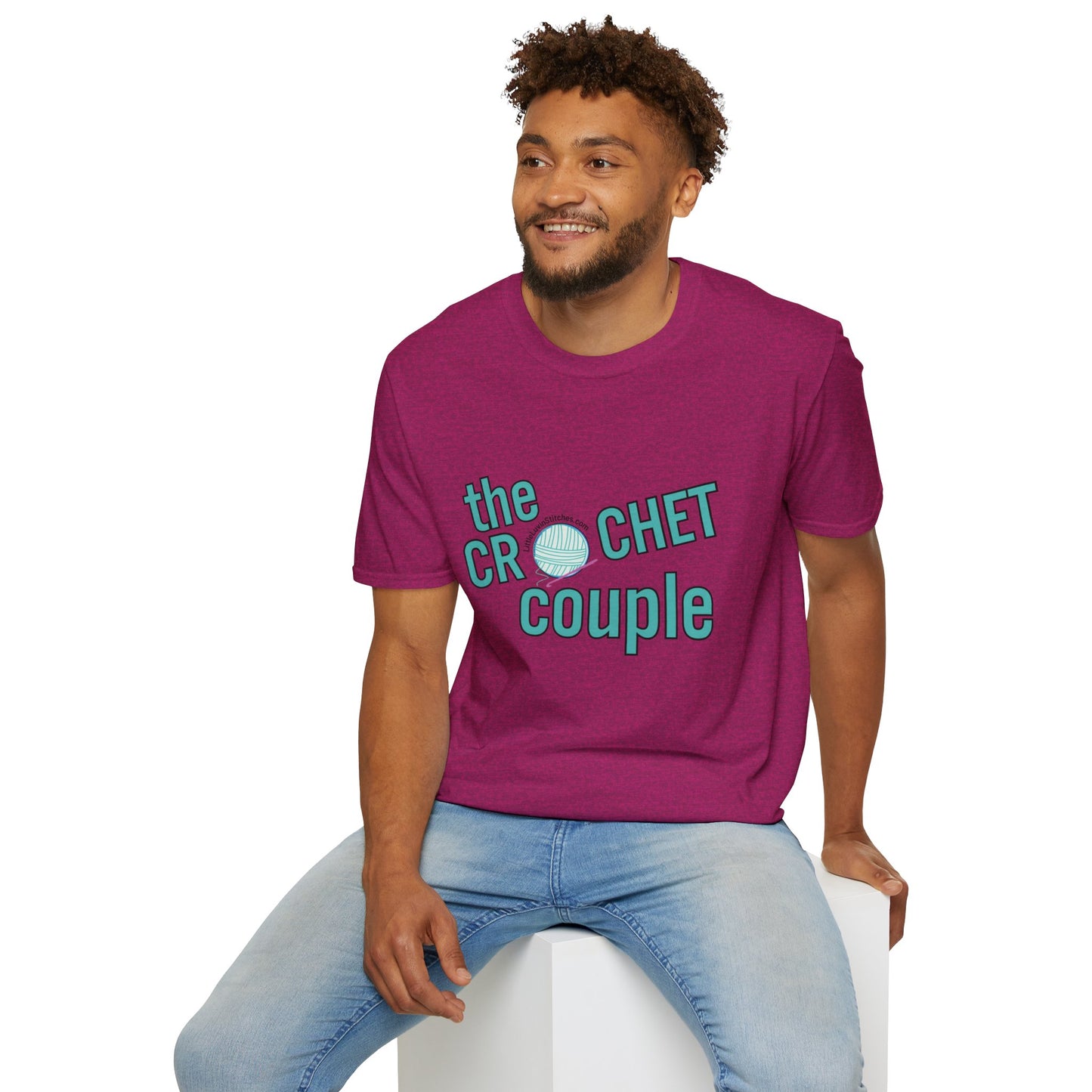 Crochet Couple Unisex Softstyle T-Shirt