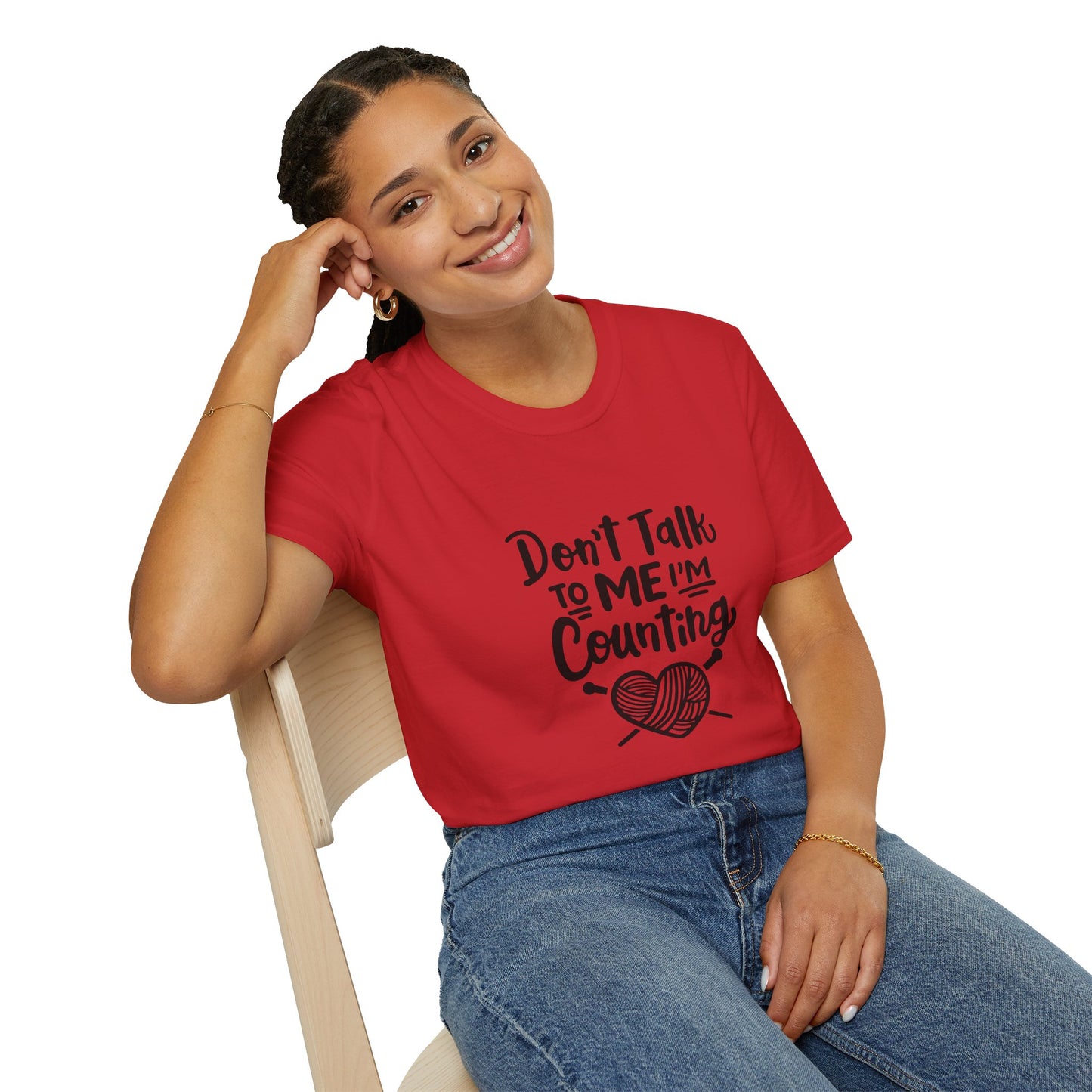 Don't t Talk to Me I'm Counting, Unisex Softstyle Tee, Comfortable, Extra Soft