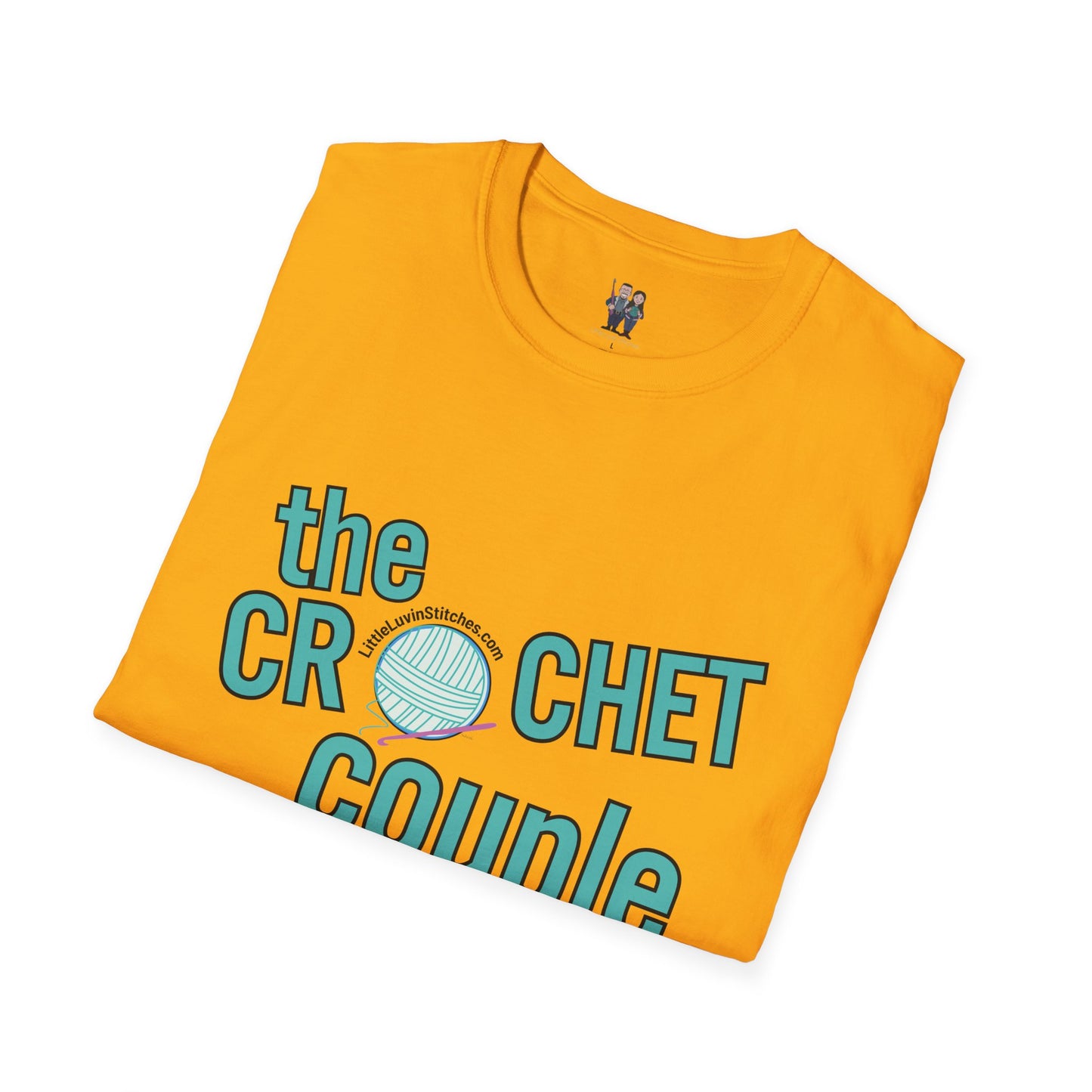 Crochet Couple Unisex Softstyle T-Shirt