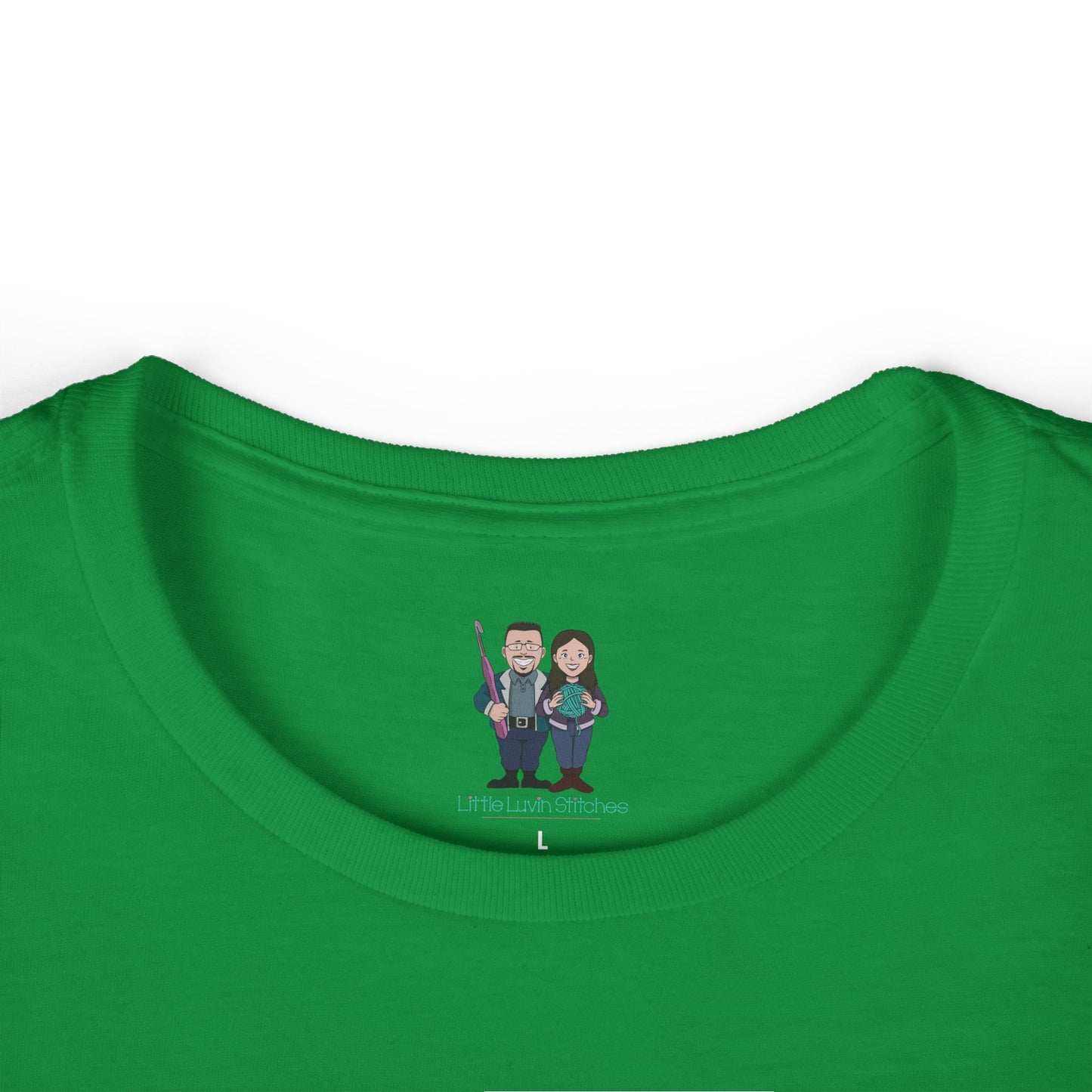Crochet Nerd, Funny Saying Women's Softstyle Tee