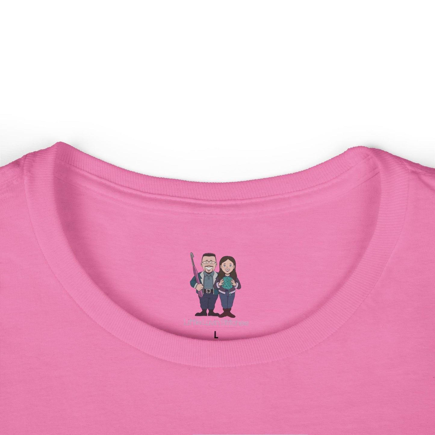 Funny Saying Women's Softstyle Tee, Fitted Crochet Themed T-Shirt